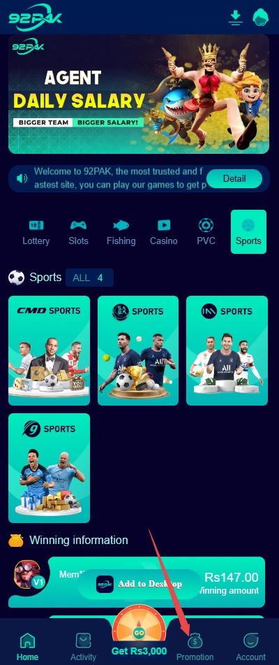 92pak promotion
